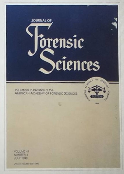 本田助教授による晴山事件のDNＡ鑑定について掲載された国際法医学雑誌「J Forensic Sci」